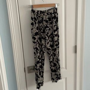 Black and white similar to jogger style pants